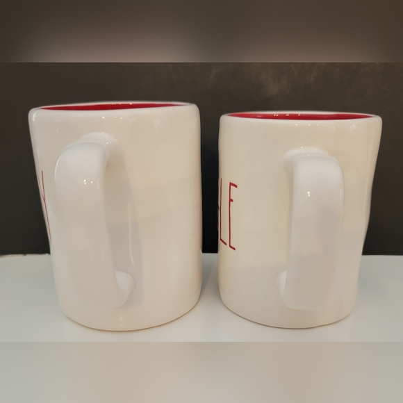 Rae Dunn Christmas Mugs "Jingle & Merry " Artisan Collection By Magneta - Picture 5 of 8